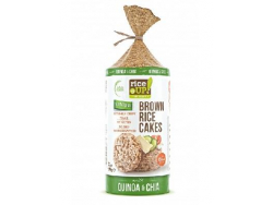 RICE UP BARNA RIZSES SZELET CHIA&QUINOA 120G