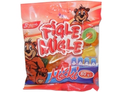 FIGLE MIGLE GUMICUKOR MACKÓ 80GR/12/