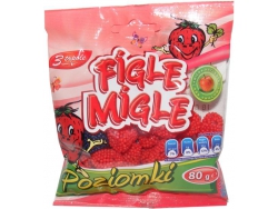 FIGLE MIGLE GUMICUKOR SZAMÓCA ÍZŰ 80GR/12/