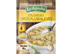 LACIKONYHA ZÖLDSÉGES GRÍZGALUSKALEVES 40GR/15/