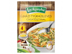 LACIKONYHA ÚJHÁZI TYÚKHÚSL.CSIGATÉSZT.65GR/17/